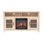 58-inch 2-Door Highboy Fireplace TV Stand with Storage