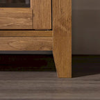 58-inch 2-Door Highboy Fireplace TV Stand with Storage