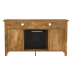 58-inch 2-Door Highboy Fireplace TV Stand with Storage