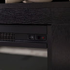 58-inch 2-Door Highboy Fireplace TV Stand with Storage