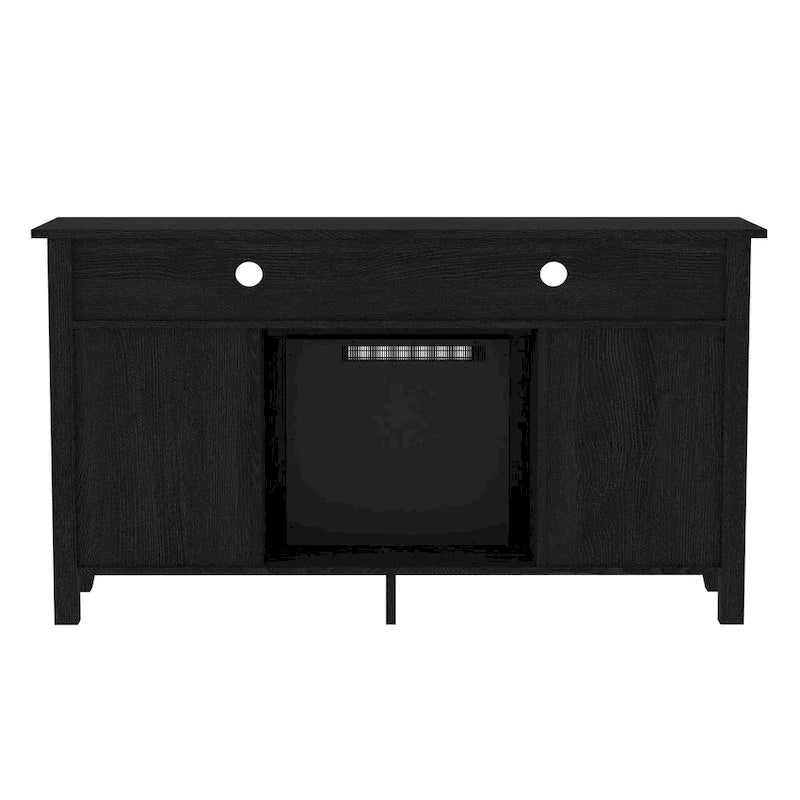 58-inch 2-Door Highboy Fireplace TV Stand with Storage