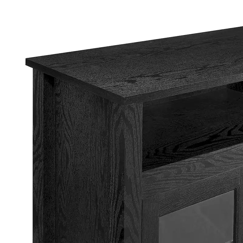 58-inch 2-Door Highboy Fireplace TV Stand with Storage
