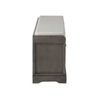 Storage Bench with Cushion, 3 Drawers and 3 Baskets