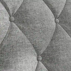 78.75 3-Seater Fabric Sofa with Tufted Back – Grey