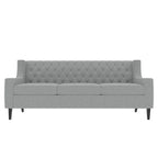 78.75 3-Seater Fabric Sofa with Tufted Back – Grey