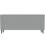 78.75 3-Seater Fabric Sofa with Tufted Back – Grey