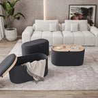 Reversible Storage Ottoman, 30 Wide