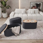 Reversible Storage Ottoman, 30 Wide