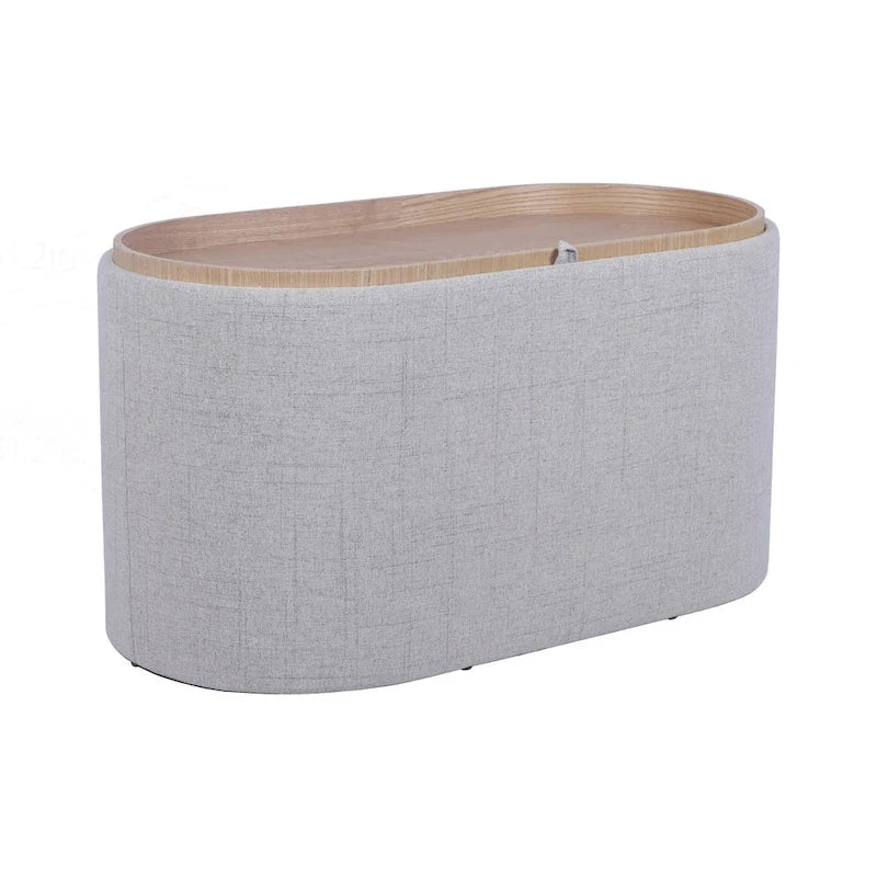 Reversible Storage Ottoman, 30 Wide