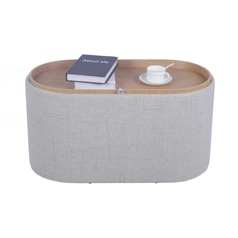 Reversible Storage Ottoman, 30 Wide