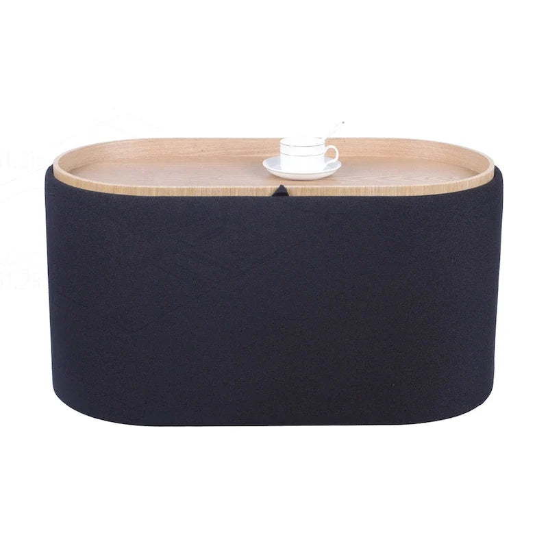 Reversible Storage Ottoman, 30 Wide