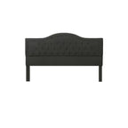 King Size Upholstered Platform Bed with Tufted Arched Headboard