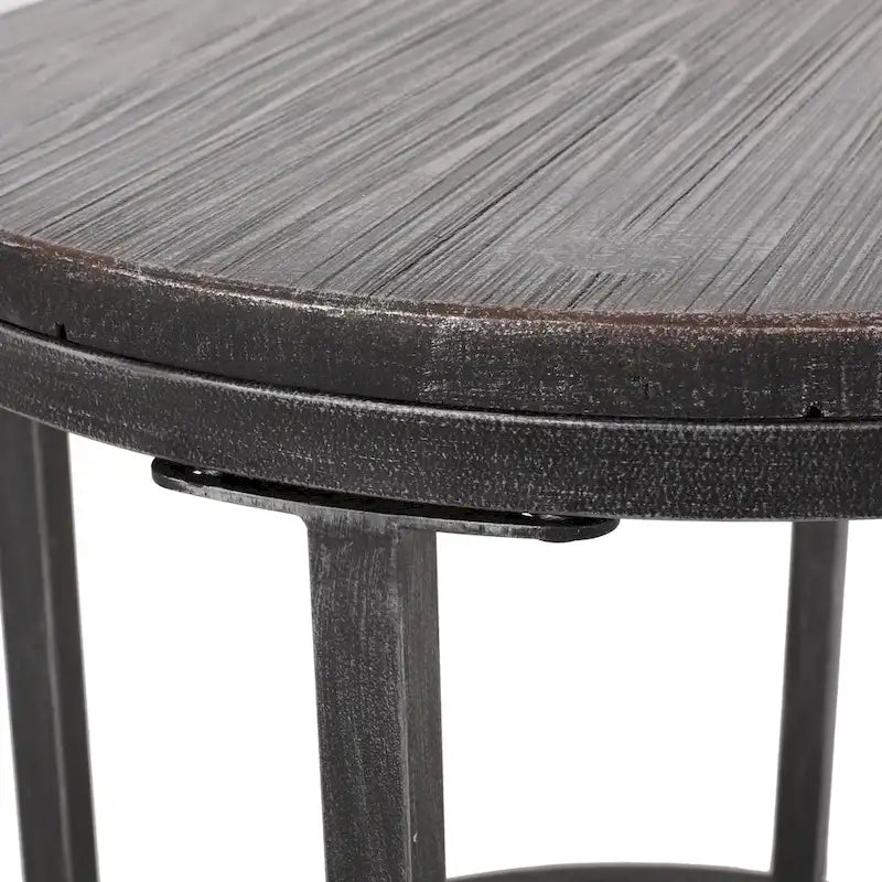 Modern Industrial 3-Piece Coffee Table Set