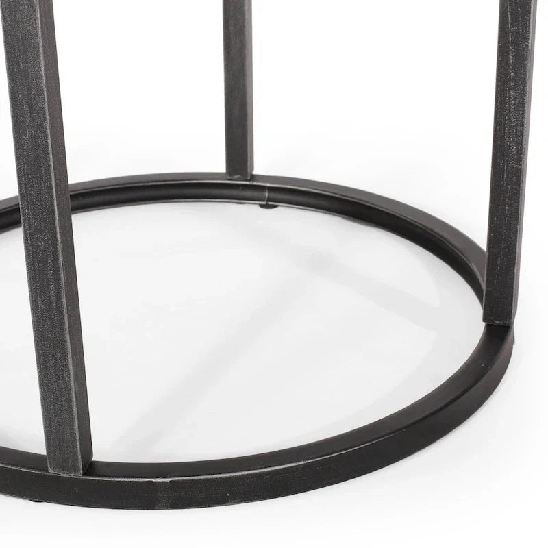 Modern Industrial 3-Piece Coffee Table Set