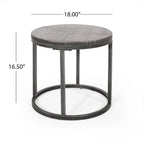 Modern Industrial 3-Piece Coffee Table Set