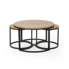 Modern Industrial 3-Piece Coffee Table Set