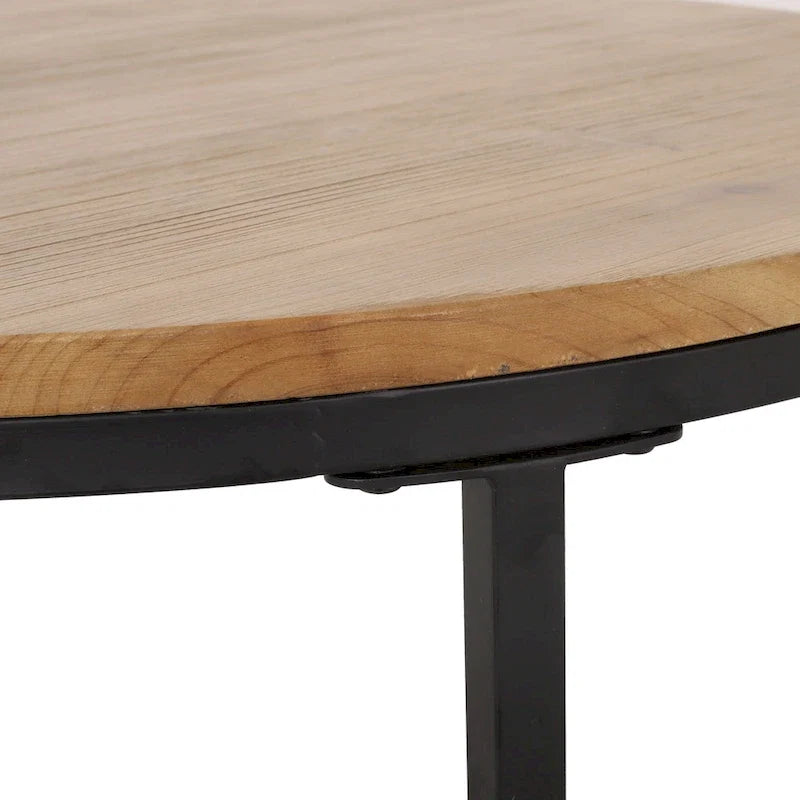 Modern Industrial 3-Piece Coffee Table Set