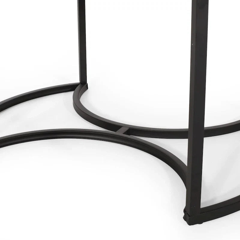 Modern Industrial 3-Piece Coffee Table Set