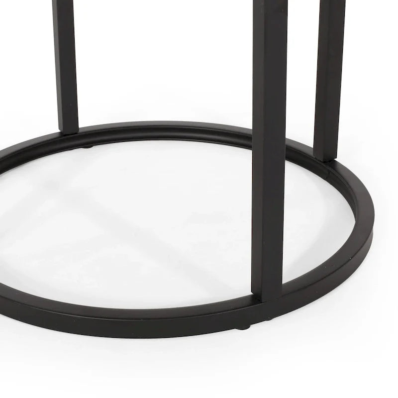 Modern Industrial 3-Piece Coffee Table Set