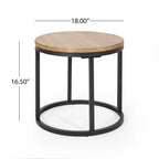 Modern Industrial 3-Piece Coffee Table Set