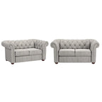 Chesterfield Loveseat with Button Tufting