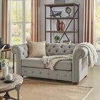 Chesterfield Loveseat with Button Tufting