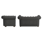 Chesterfield Loveseat with Button Tufting