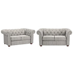 Chesterfield Loveseat with Button Tufting