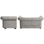 Chesterfield Loveseat with Button Tufting