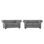 Chesterfield Loveseat with Button Tufting