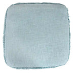 Solid Textured Stripe Pouf Ottoman