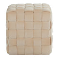 Braided Square Ottoman 16