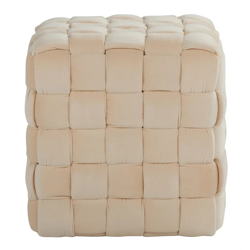 Braided Square Ottoman 16