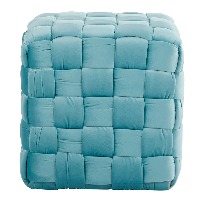 Braided Square Ottoman 16