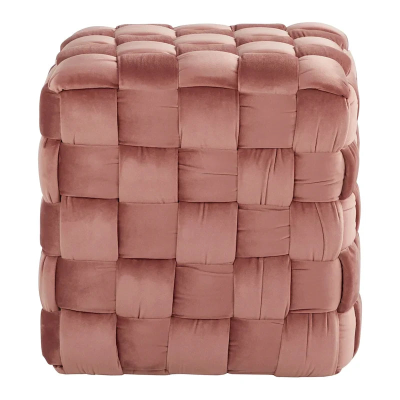 Braided Square Ottoman 16