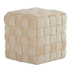 Braided Square Ottoman 16