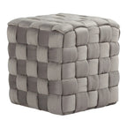 Braided Square Ottoman 16