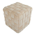 Braided Square Ottoman 16
