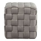 Braided Square Ottoman 16
