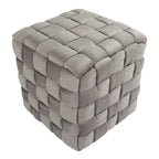 Braided Square Ottoman 16