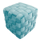 Braided Square Ottoman 16