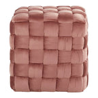 Braided Square Ottoman 16