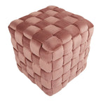 Braided Square Ottoman 16