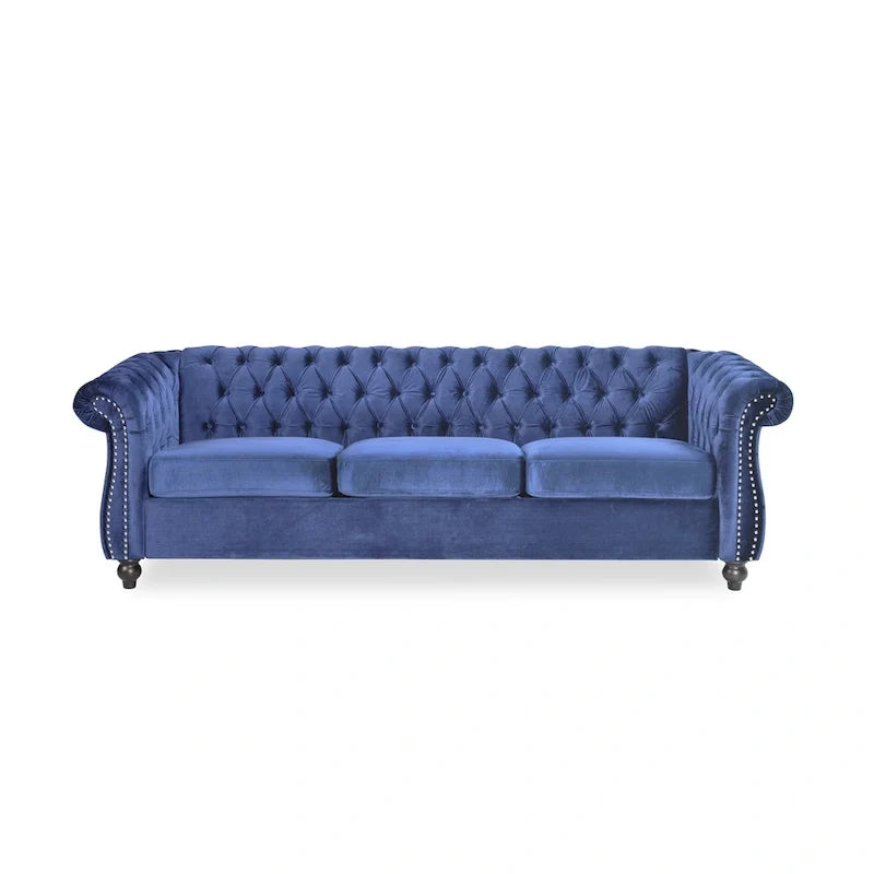 Tufted Velvet Chesterfield Sofa