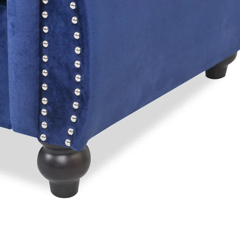 Tufted Velvet Chesterfield Sofa