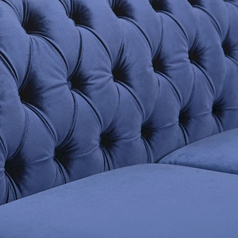 Tufted Velvet Chesterfield Sofa