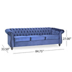 Tufted Velvet Chesterfield Sofa