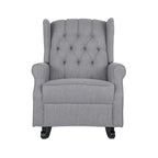Fabric Tufted Wingback Rocking Chair