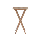Foldable TV Tray Table Set with Storage Stand