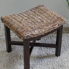 Arizona Woven Abaca Foot Stool – 19 Inch